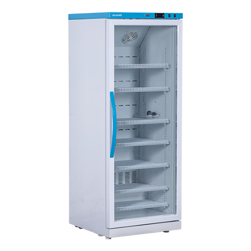 Upright Glass Door Commercial Medical Vaccine Refrigerator